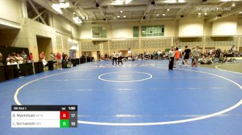 160 lbs Rr Rnd 1 - Shaymus MacIntosh, MetroWest United Black vs Liam Scrivanich, Grit Mat Club