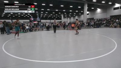 138 lbs Cons. Sub-rd Of 32 - Keelan Wellman, BTWC vs Adrian Sanchez, Illinois