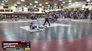 JV-14 lbs Cons. Semi - Cooper Renner, Jesup vs Tavian Richardson, Dubuque Senior