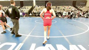 103 lbs Rr Rnd 2 - Haley Raleigh, Centurion Wrestling vs Ella Henckel, CT Whale14UG