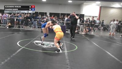 160 lbs Consi Of 16 #2 - Alezandra Robles, AZ vs Chandni Banks, CA