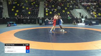 72 kg Quarterfinal - Brody Olson, Minnesota Storm vs Jamel Johnson, Marines