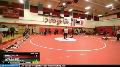 90 lbs Round 1 - Henry Taylor, Washington vs Jacob Gambito, Scrap Yard Garage Wrestling