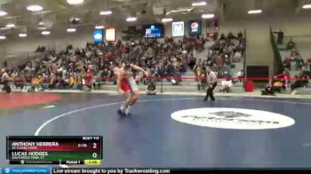 157 lbs Quarterfinal - Anthony Herrera, St. Cloud State. vs Lucas Hodges, Southwest Minn. St.