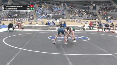 126 lbs Cons. Round 3 - Estevan Delgadillo, Central Hardin vs Liam Skinner, Rowan County