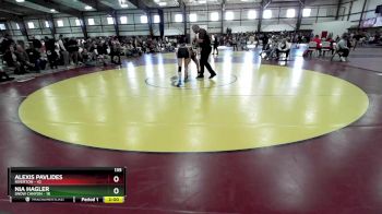 135 lbs Quarterfinal - Nia Hagler, Snow Canyon vs Alexis Pavlides, Riverton