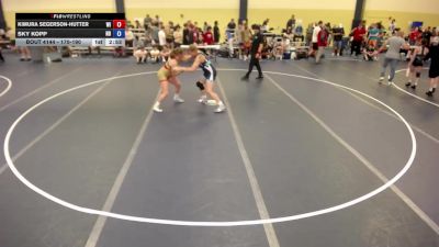 170-190 lbs Champ. Round 1 - Kimura Segerson-Hutter, WI vs Sky Kopp, ND