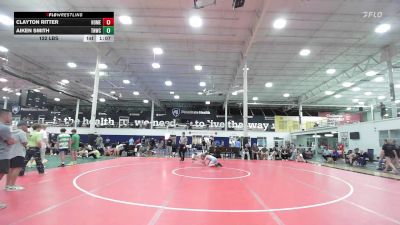 122 lbs Rr Rnd 1 - Clayton Ritter, Homegrown Black - HSC vs Aiken Smith, Team Nauman DC United - HSC