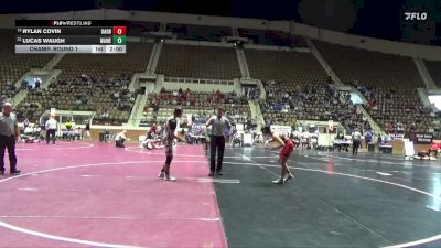 1A-4A 157 Champ. Round 1 - Lucas Waugh, Walter Wellborn vs Rylan Covin, Oak Grove