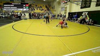 112 lbs Round Of 16 - Winston Reed, Grove vs Draeven Jennings, Tahlequah Wrestling Club