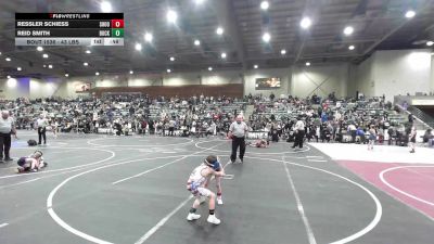 43 lbs Round Of 16 - Ressler Schiess, Shootbox Rigby vs Reid Smith, Buckaroo WC