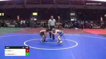 69 lbs Consi Of 8 #1 - Ryker Voss, Roseburg Mat Club vs Kamani Alejandro, Atc