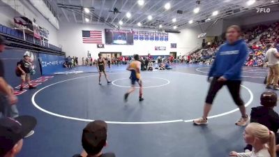 90 lbs Champ. Round 1 - Keen Huston, Wheatland vs Gavin Lowe, Carey Jr High