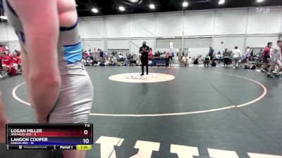 120 lbs 2nd Wrestleback (16 Team) - Daxton Kline, Arkansas Red vs Trenton Richwine, Kansas Red