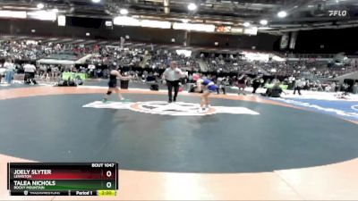 114 lbs Semifinal - Joely Slyter, Lewiston vs Talea Nichols, Rocky Mountain