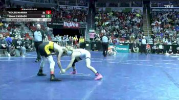 2A-113 lbs Champ. Round 2 - Kolbe Hansen, Iowa Falls-Alden vs Ryan Cassady, West Liberty
