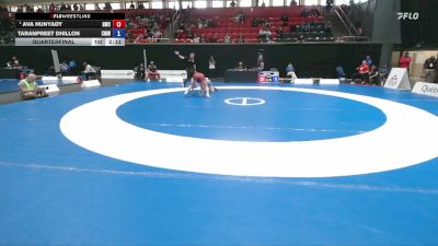 55kg Quarterfinal - Ava Hunyady, Guelph Wrestling Club vs Taranpreet Dhillon, Canadian Mal Wrestling