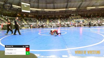 61 lbs Round Of 16 - Julianna Escobar, Gracie Barra Westchase vs Aubrey Snyder, Dark Cloud Wrestling Club