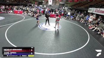 165 lbs Round 4 (16 Team) - Fabius Carrillo, KCWA-FR vs Travis Grace, SCVWA-FR