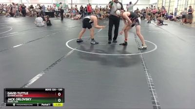 130 lbs Round 5 - David Tuttle, Quaker Nation vs Jack Orlovsky, Rising Sun