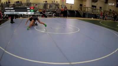 113 lbs Cons. Semi - Alex Chan, Dragon Youth Wrestling vs Levi Clark, Takedown City Wrestling Club