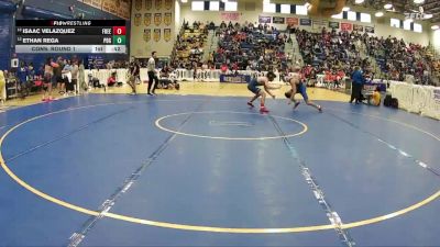 132 lbs Cons. Round 1 - Ethan Rega, Palm Beach Gardens vs Isaac Velazquez, Freedom