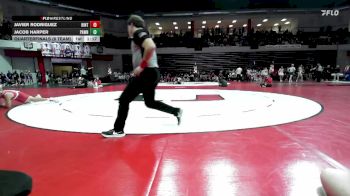 132 lbs Quarterfinals (8 Team) - JAVIER RODRIGUEZ, HINTON vs Jacob Harper, PAWNEE
