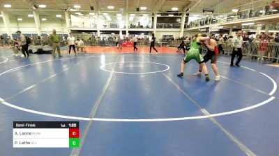 156 lbs Semifinal - Audra Leone, Plymouth NH vs Payten Lathe, Stj Prospectors