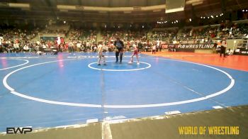 52 lbs Consi Of 16 #2 - Braxton Moore, Team Zapas vs Hunter Wells, Claremore Wrestling Club