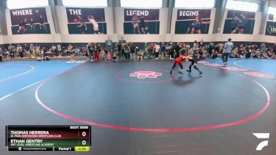 80 lbs Champ. Round 1 - Thomas Herrera, El Paso Enforcers Wrestling Club vs Ethan Gentry, NXT Level Wrestling Academy