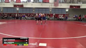 285 lbs Quarterfinal - Reid Garrison, Merchant Marine vs Evan Anderson, NYU