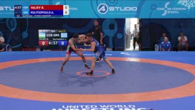 72 kg Qualif. - Behruzbek Valiev, Uzbekistan vs Arionas Kolitsopoulos, Greece