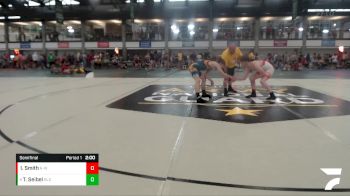 122-130 lbs Semifinal - Tyson Seibel, Belleville Little Devils vs Isaac Smith, Carbondale WC