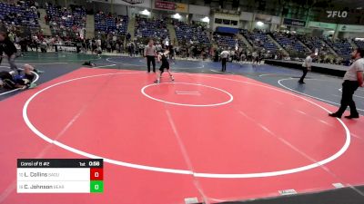 100 lbs Consi Of 8 #2 - Lane Collins, Saguache Wolves vs Christopher Johnson, Bear Cave