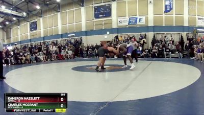 285 lbs Placement (16 Team) - Kameron Hazelett, Lowell vs Charles McGrant, New Haven