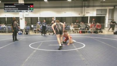 132 lbs Consi Of 32 #2 - Luke Schoch, CA vs Brayden Boccia, MA