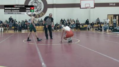 132 lbs Round 1 (4 Team) - Braiden Bartlett, Austin Lake Travis vs Samuel Alderete, Cedar Park