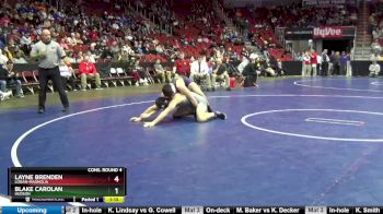 1A-152 lbs Cons. Round 4 - Blake Carolan, Hudson vs Layne Brenden, Logan-Magnolia