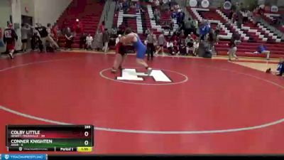 285 lbs Placement - Colby Little, Hewitt-Trussville vs Conner Knighten, Arab