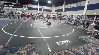 150 lbs Round Of 16 - Brock Kenney, Reign WC vs Max Richins, Wasatch WC