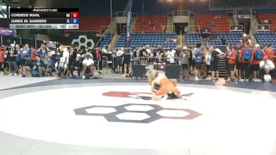 120 lbs Champ. Rd Of 128 - Cordeus Wahl, Oklahoma vs James Jr. Sanders, Florida