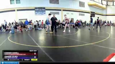 160 lbs Cons. Round 2 - Conner Kissell, Daleville Broncos Wrestling Club vs Zander Sojka, Avon Wrestling Club