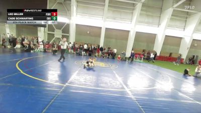 45 lbs 5th Place Match - Leo Miller, Payson Lion Wrestling Club vs Cade Schwarting, Champions Wrestling Club
