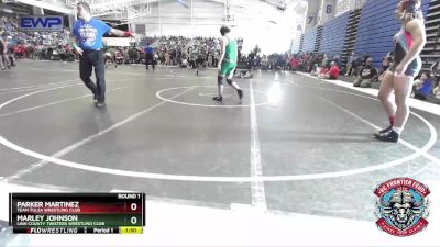 165 lbs Round 1 - Parker Martinez, Team Tulsa Wrestling Club vs Marley Johnson, Linn County Twisters Wrestling Club