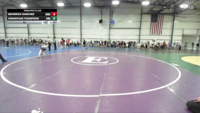 92 lbs Round 4 (1:30pm Friday) - Johnathan Thompson, Iowa Black vs Maverick Sanchez, Rough House W.C.