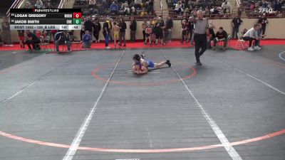 105_B lbs Round Of 64 - Logan Gregory, Mountain View vs Jakob Smith, Erie