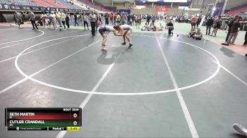 160 lbs Cons. Round 3 - Cutler Crandall, NV vs Seth Martin, ID
