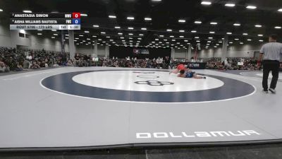 170 lbs Semis - Aisha Williams Bautista, FM Wrestling Club vs Anastasia Simon, Northeast Iowa Wrestling Club