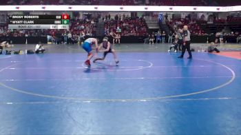 157 lbs Cons. Semi - Wyatt Clark, Emmett vs Brody Roberts, Nampa