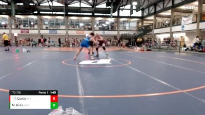 170-179 lbs Cons. Round 3 - Tyrus Carter, Southern Illinois Bulldogs WC vs Maddox Kirts, Iguana Wrestling Club